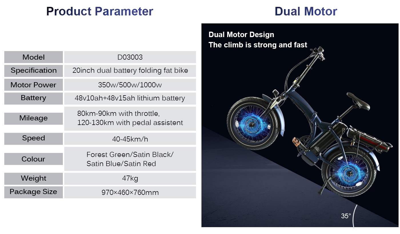 20 inch 48v 1000w electric bike supplier